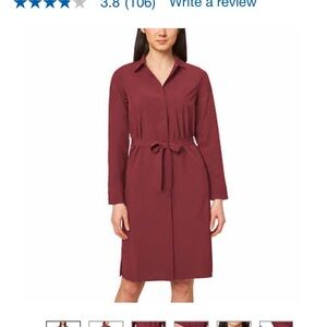 Modern Ambition Ladies Travel Shirt Dress ~NWT